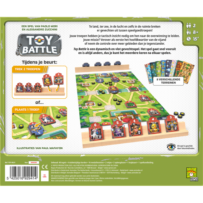 Repos production Toy Battle - Bordspel - 8+
