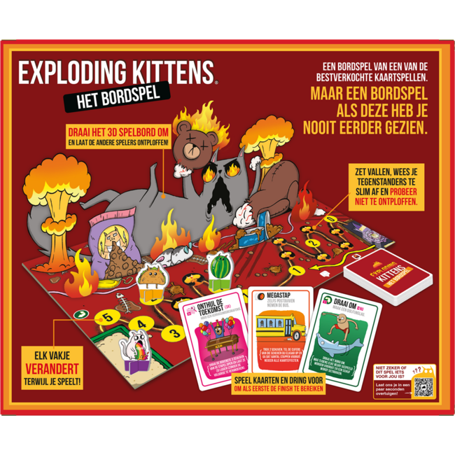Exploding kittens - Het bordspel - 7+