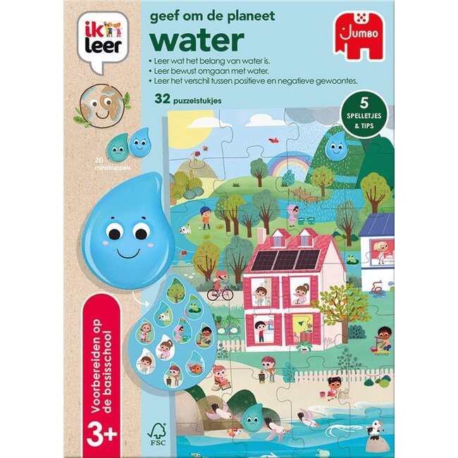 Jumbo Educatief spel - Geef om de planeet - Water - 3+