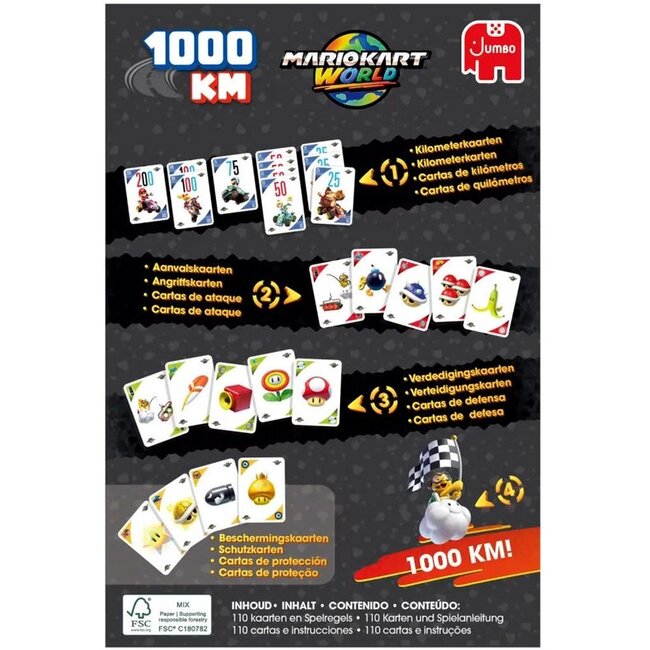 Jumbo Kaartspel - 1000KM - Mario world - 7+