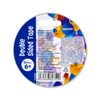 Centrum Dubbelzijdige tape - 12mm - 6m