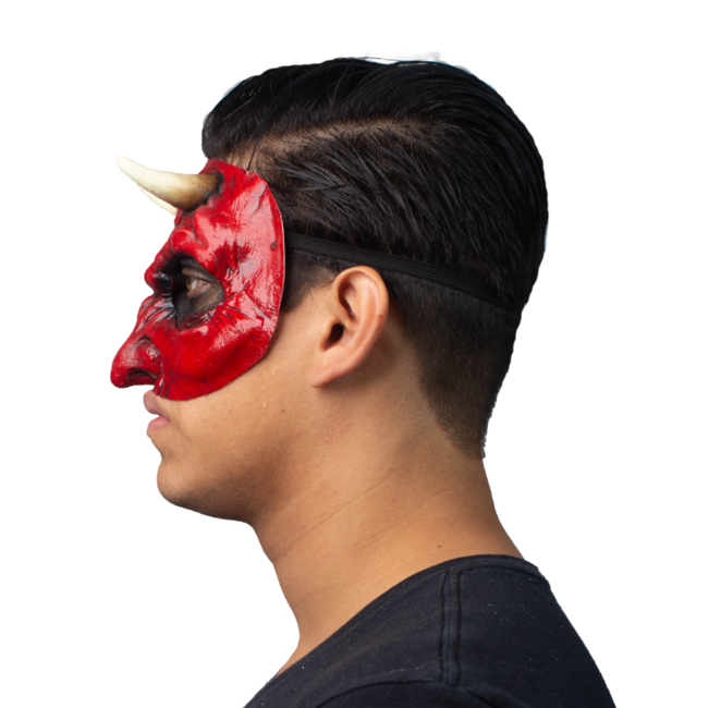 Partychimp Masker - Duivel - Halfmasker