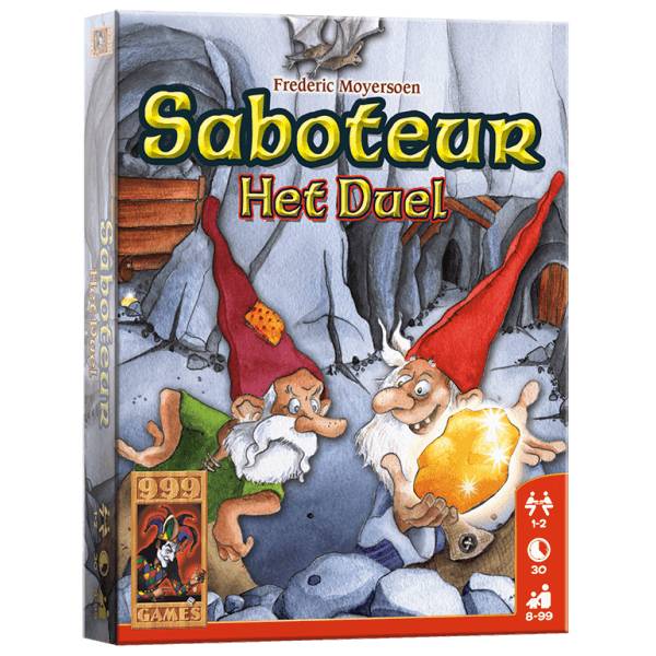 Spel - Kaartspel - Saboteur - Het duel - 8+