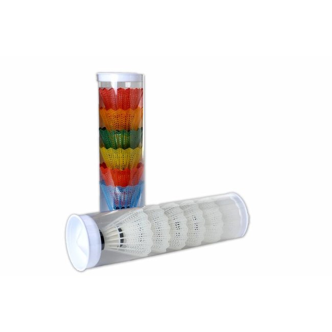 Engelhart Shuttles - Plastic - Wit - 6st. - In koker - 4.5/5gr.