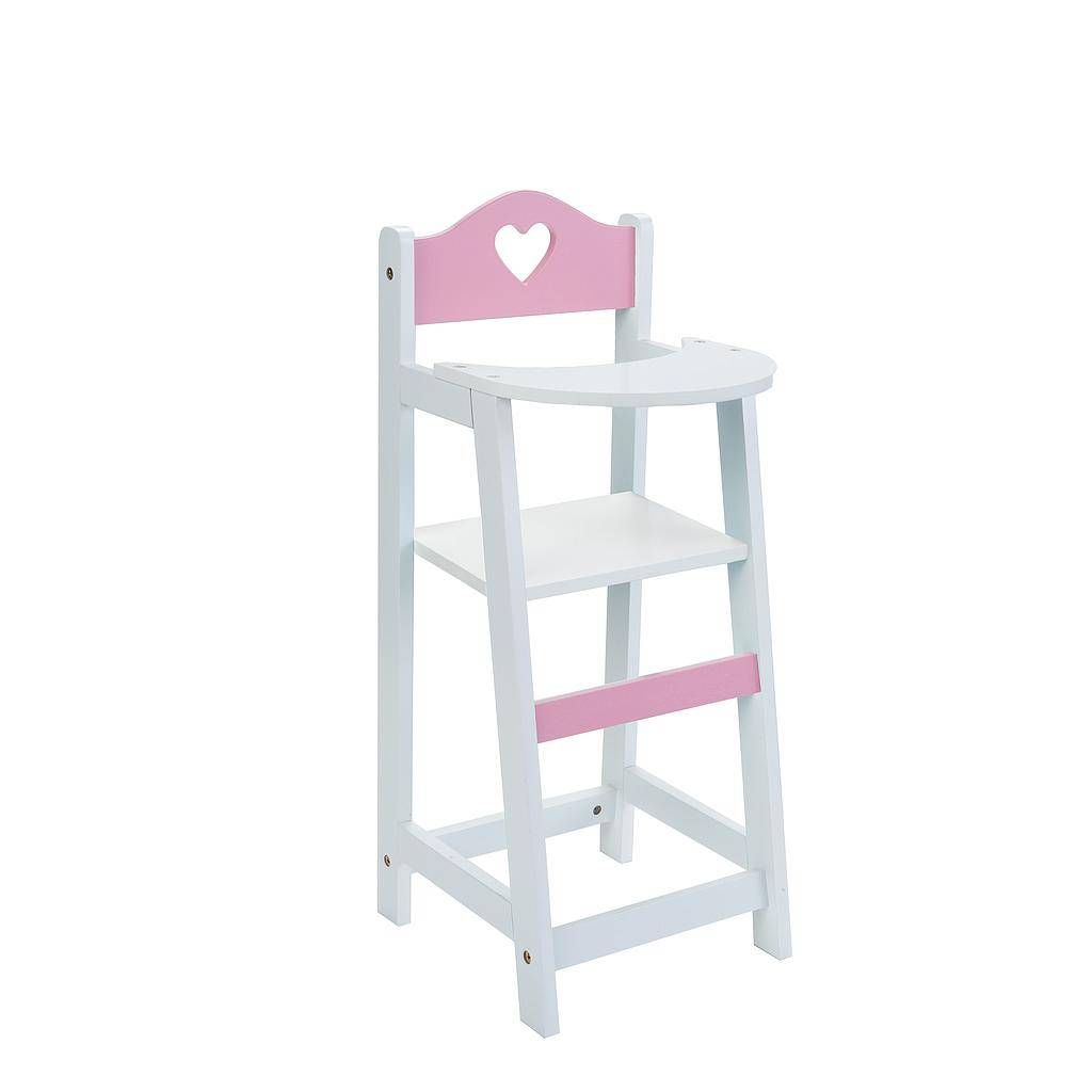 Poppenstoeltje - Wit / roze