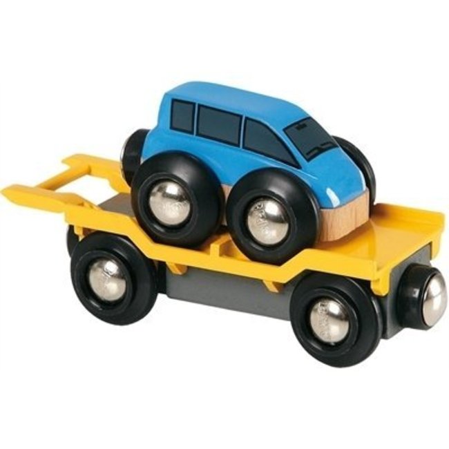 Brio Trein - Wagon - Autotransporter