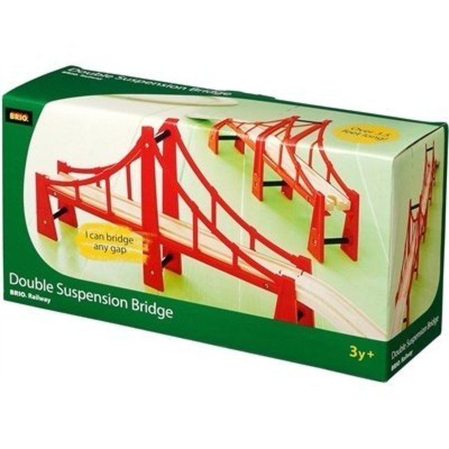 Brio Rails - Dubbele hangbrug