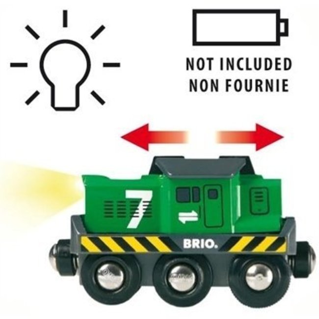 Brio Trein - Vrachtlocomotief - Op batterijen