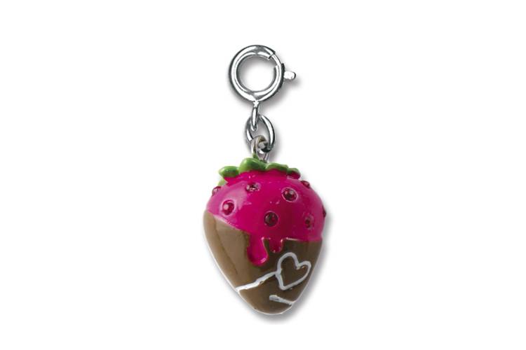 Bedeltje - Aardbei met chocolade - Charm it!