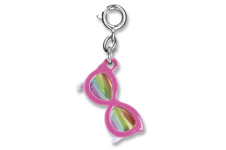 Bedeltje - Zonnebril - Regenboog - Charm it!
