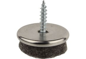 Viltglijder met schroef