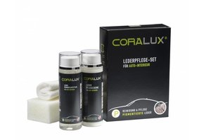Coralux - auto leer onderhoudsset