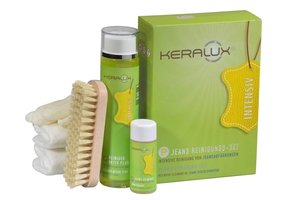 Keralux jeans reinigingsset