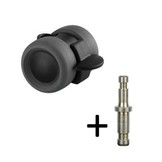 Zwenkwiel 40mm met rem