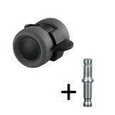 Zwenkwiel 40mm met rem