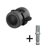 Zwenkwiel 40mm met rem