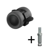 Zwenkwiel 40mm met rem