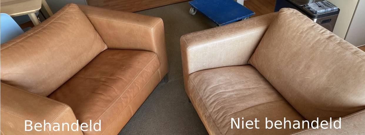 opknappen leren stoel