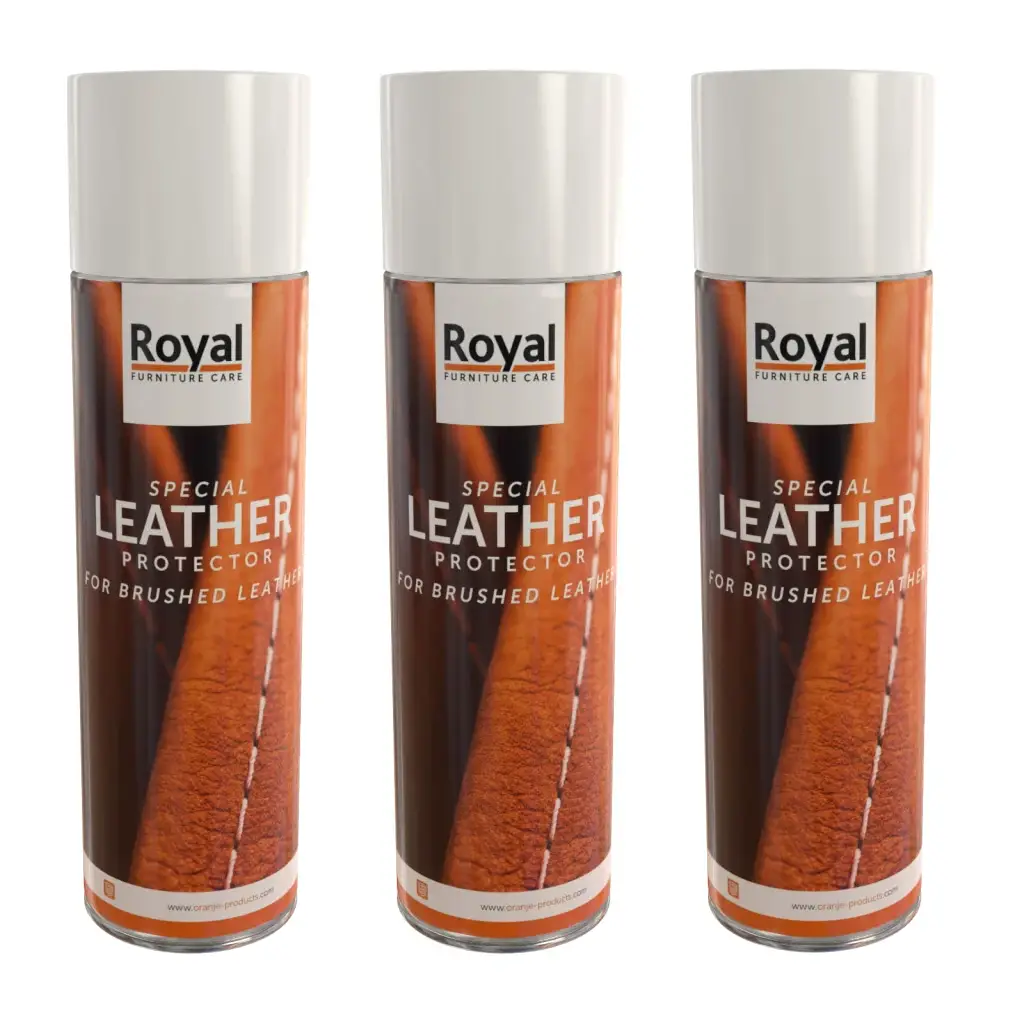 3-pack Brushed Leather Protector Spray