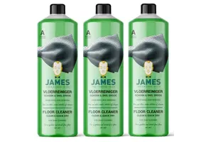 3-pack James Vloerreiniger Schoon & Snel droog