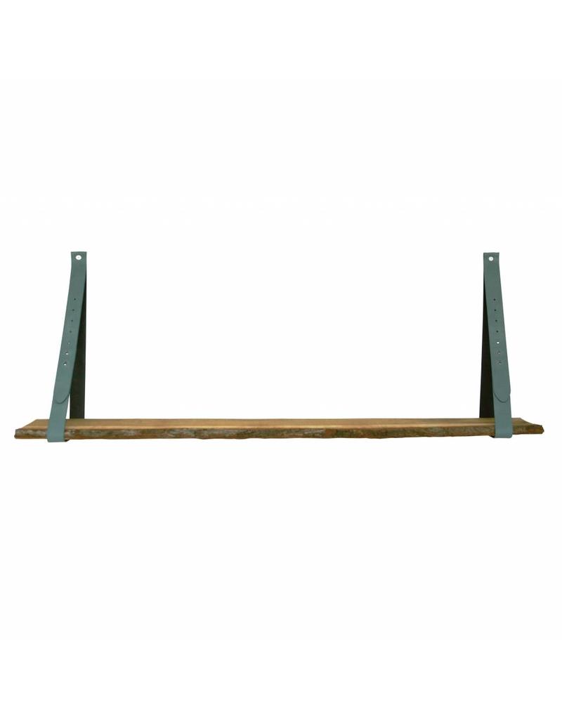 100% original leather shelf support lead grey/green (price one piece)