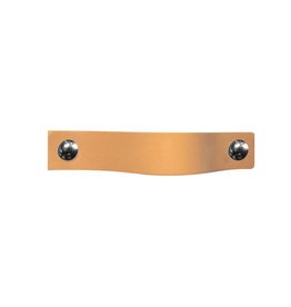 100% original Leather Pulls Salmon pink XSmall 2cm wide