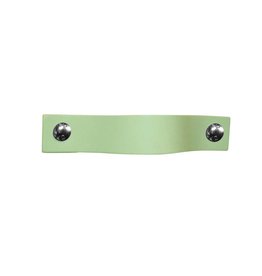 100% original Leather Pulls Pistachio mint green XSmall 2cm wide