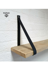 100% original leather shelf support navy