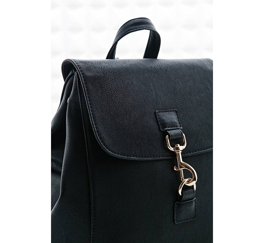 Small black backpack