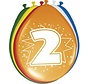 Ballonnen 2 jaar - 8 stuks