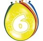 Ballonnen 6 jaar - 8 stuks
