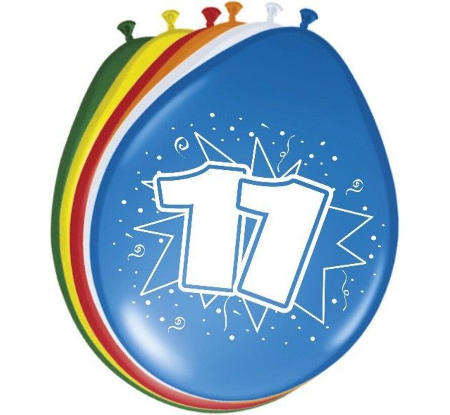 Ballonnen 11 jaar - 8 stuks