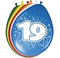 Ballonnen 19 jaar - 8 stuks
