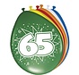 Ballonnen 65 jaar - 8 stuks
