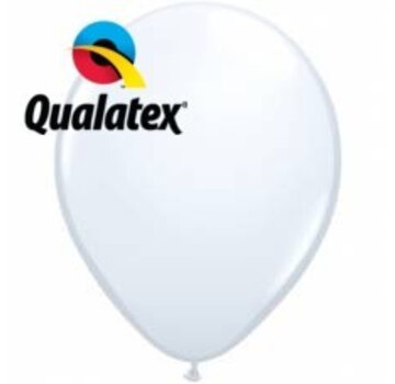 Ballonnen Wit 28cm 100 stuks | Qualatex
