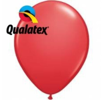 Ballonnen Rood 28cm 100 stuks | Qualatex