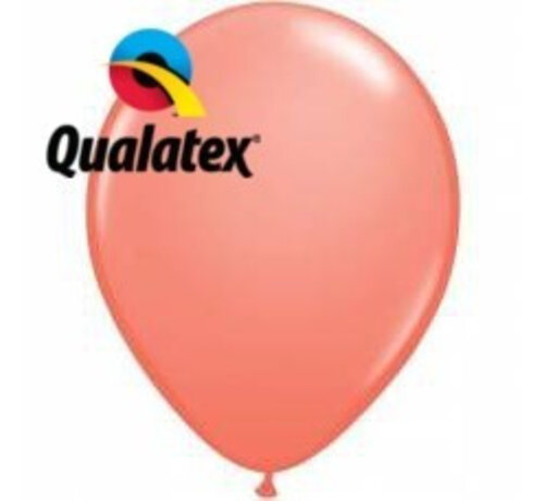 Ballonnen Koraal 28cm 100 stuks | Qualatex