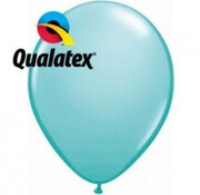 Ballonnen Carribean Blauw 28cm 100 stuks | Qualatex