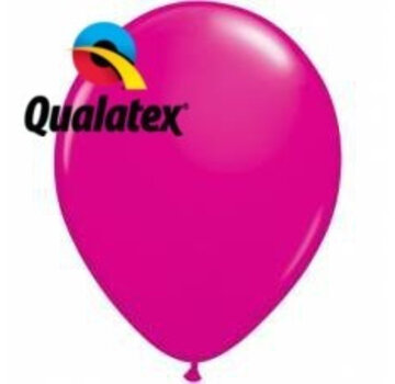 Ballonnen Fuchsia 28cm 100 stuks | Qualatex