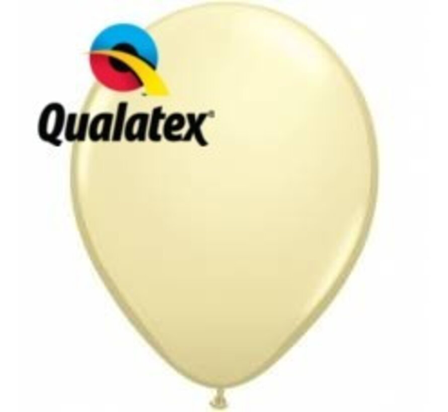 Ballonnen Ivoor 28cm 100 stuks | Qualatex