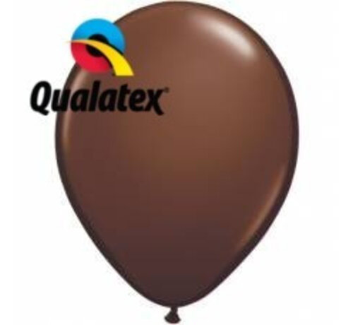 Ballonnen Chocolade Bruin 28cm 100 stuks | Qualatex