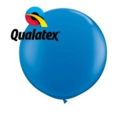 Grote ballon Donker Blauw 90cm 1 stuks | Qualatex