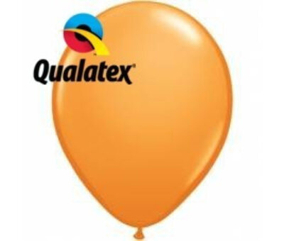Ballonnen Oranje 15cm 100 stuks | Qualatex