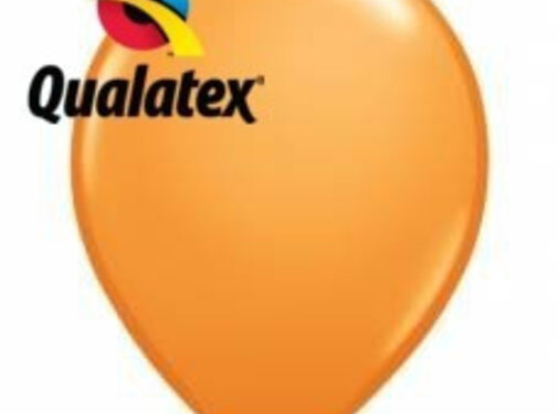 Ballonnen Oranje 15cm 100 stuks | Qualatex