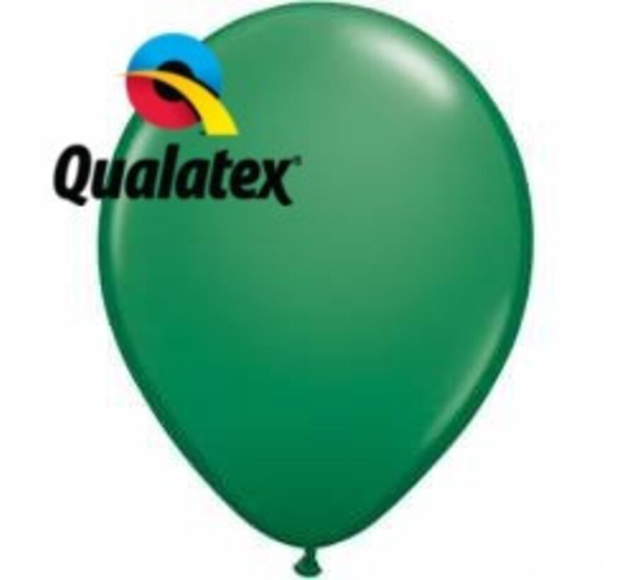 Ballonnen Groen 15cm 100 stuks | Qualatex