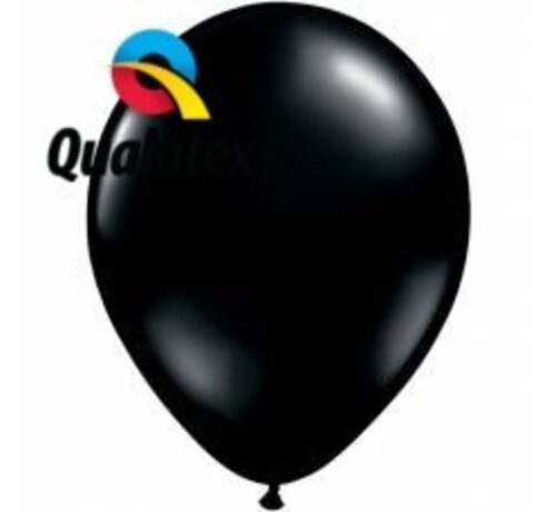 Ballonnen Zwart 15cm 100 stuks | Qualatex