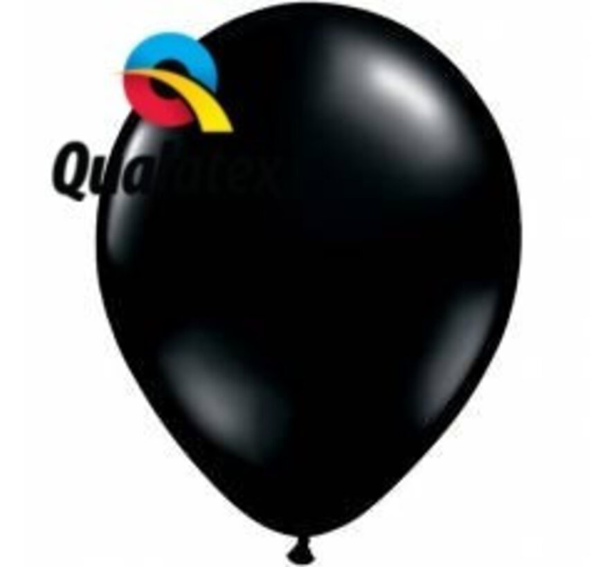 Ballonnen Zwart 15cm 100 stuks | Qualatex