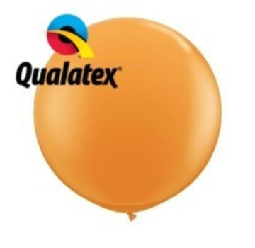 Grote ballon Oranje 90cm 1 stuks | Qualatex