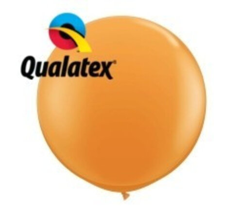 Grote ballon Oranje 90cm 1 stuks | Qualatex