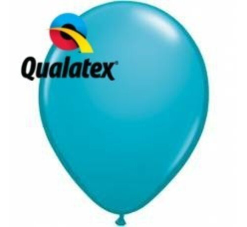 Ballonnen Tropical Teal 15cm 100 stuks | Qualatex